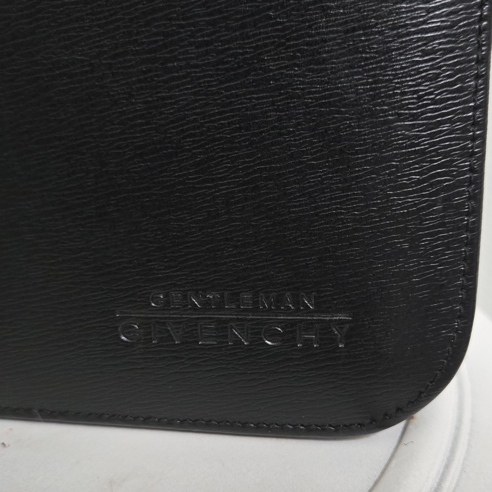 EUC Vintage Givenchy Gentleman Leather Unisex Clutch w/COA - Picture 5 of 11
